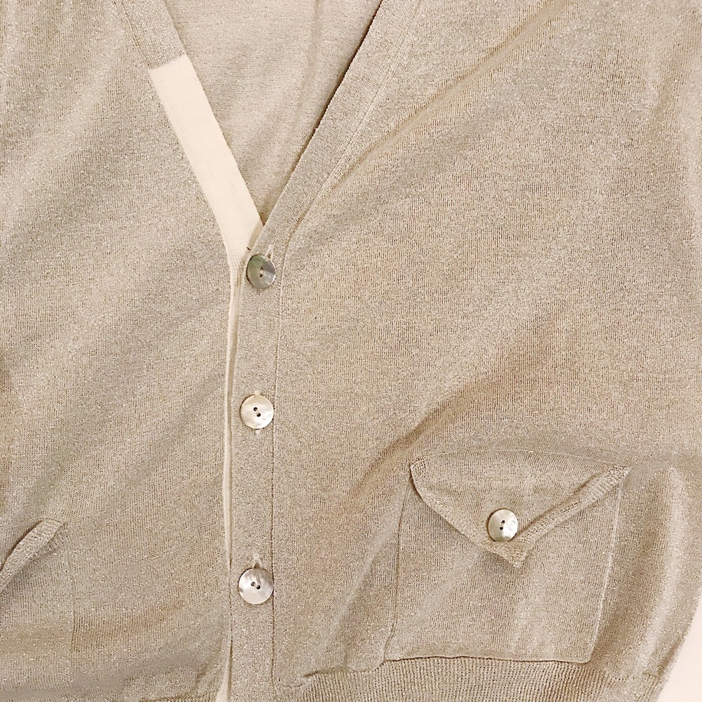 Yigal Azrouel 3/4 Sparkly Cardigan